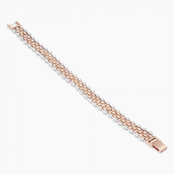 Five Line Diamond Bracelet