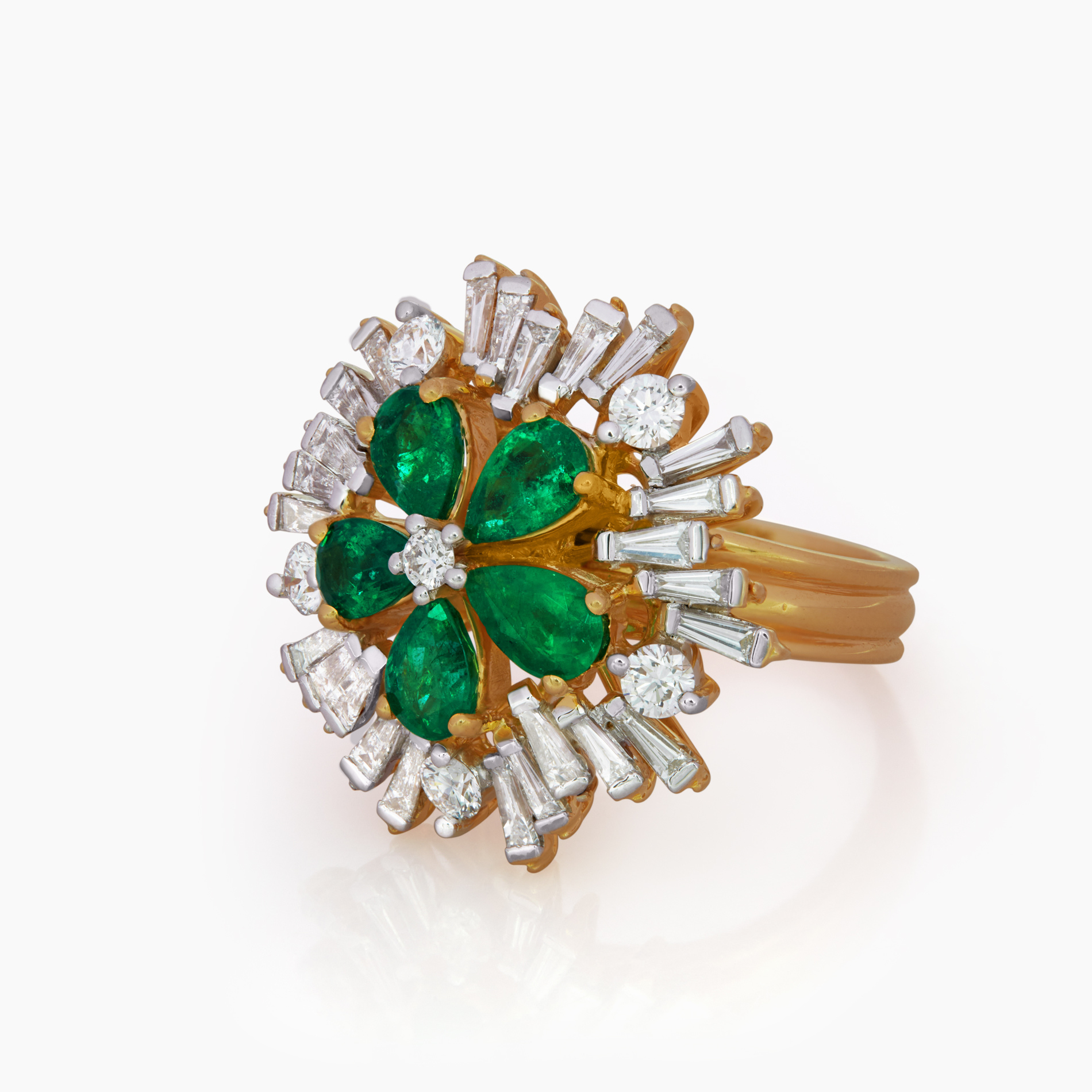 Eternal Petal Emerald Ring