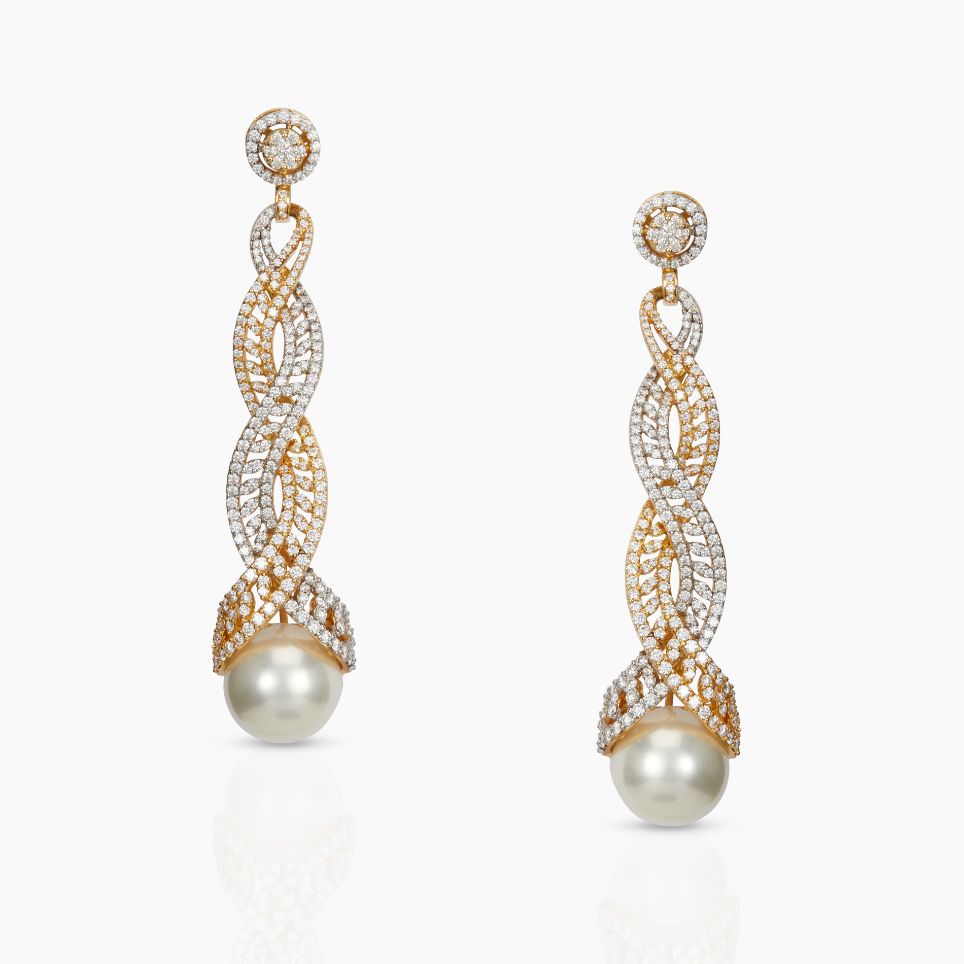 South Sea Pearl Long Earrings