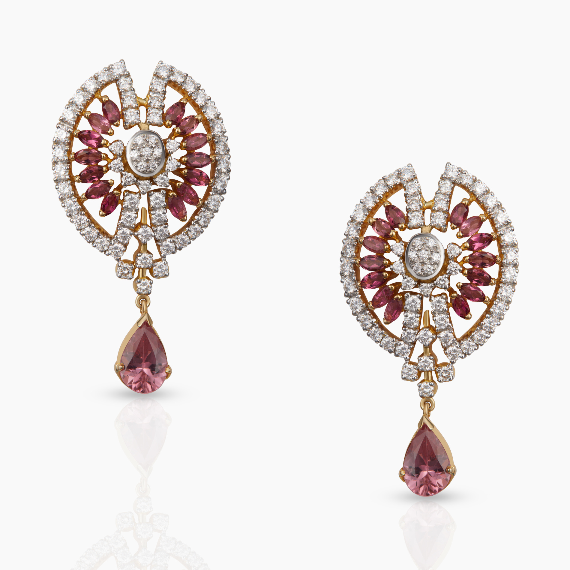 Contemporary Tourmaline Earrings