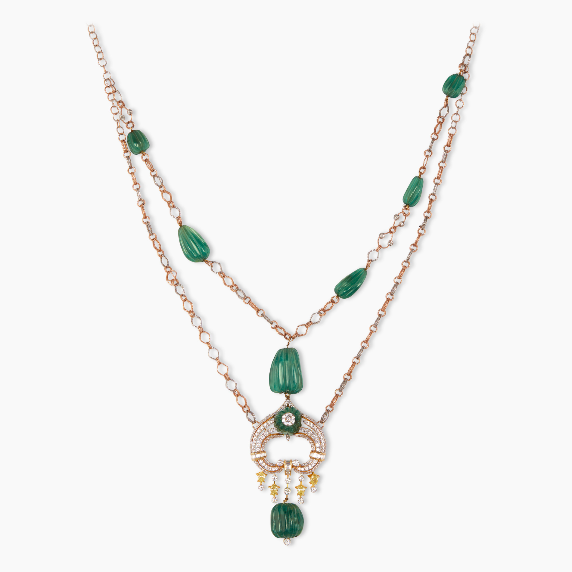 Morden Emerald Dual Chain