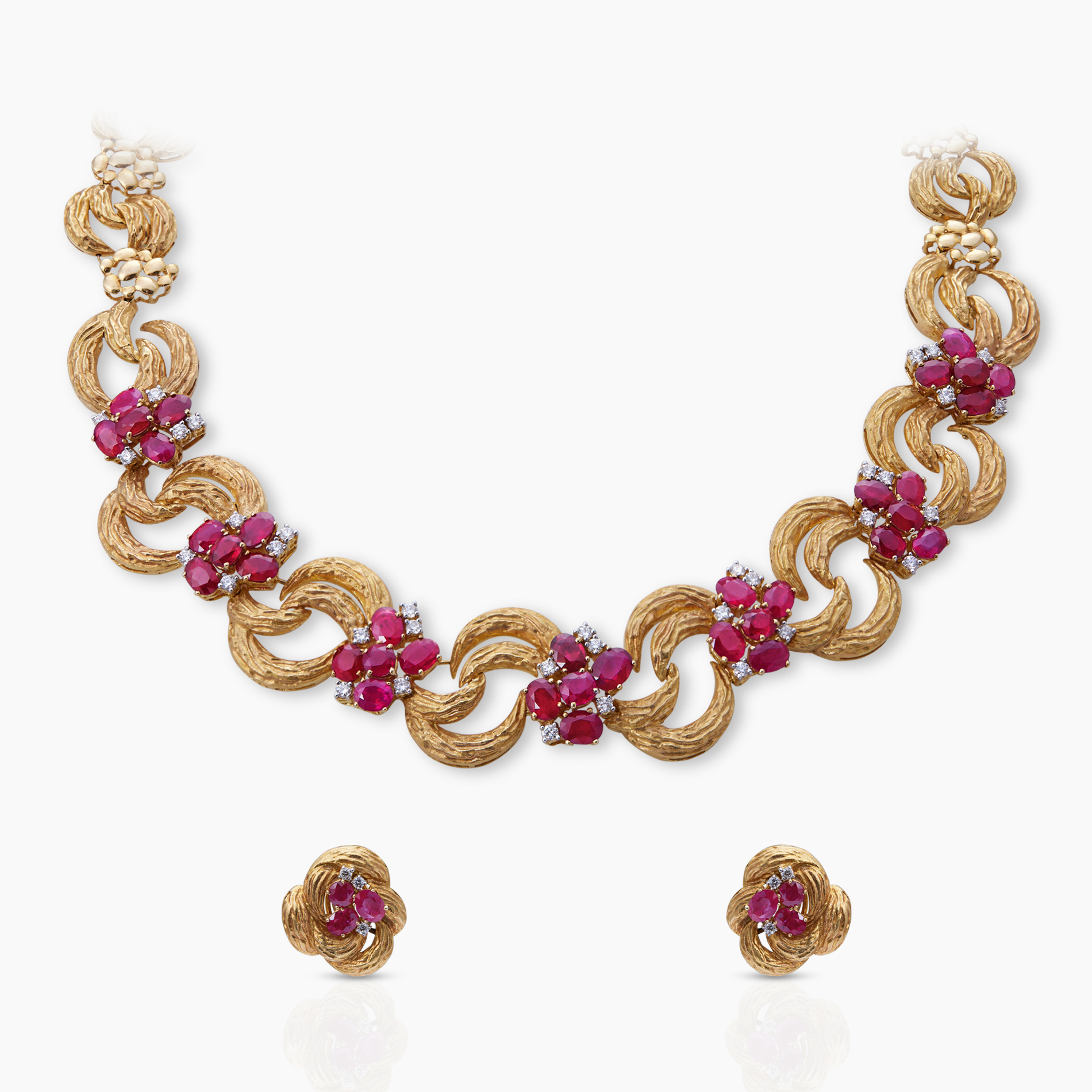 Battered Gold and Fiery Rubies