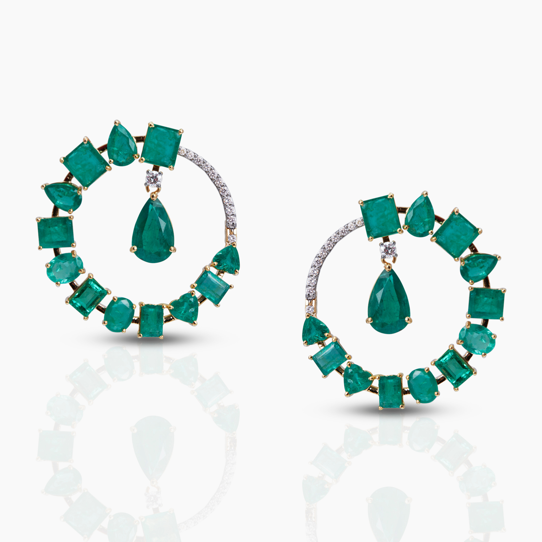 Emerald Drop Earrings