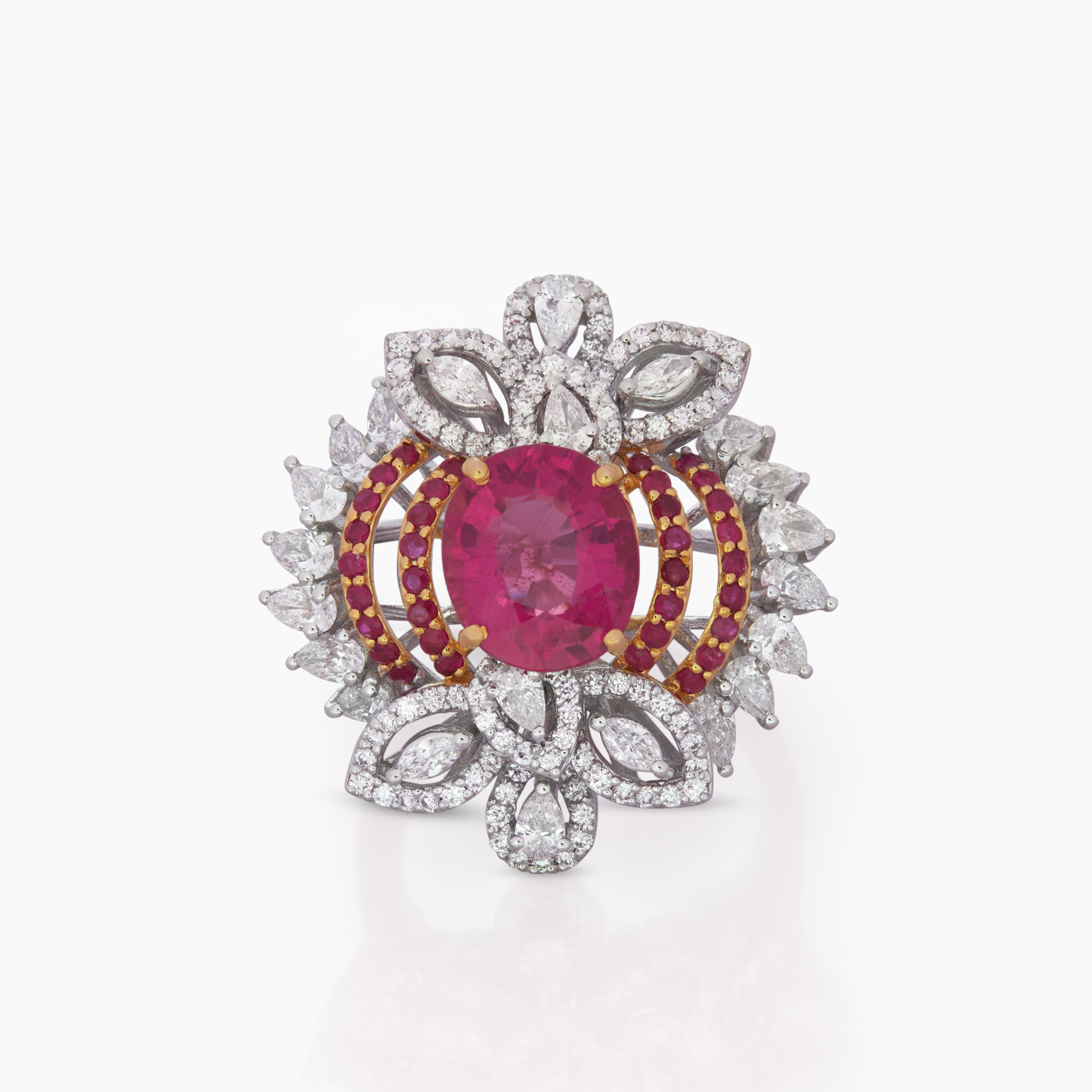 Pink Tourmaline Cocktail Ring