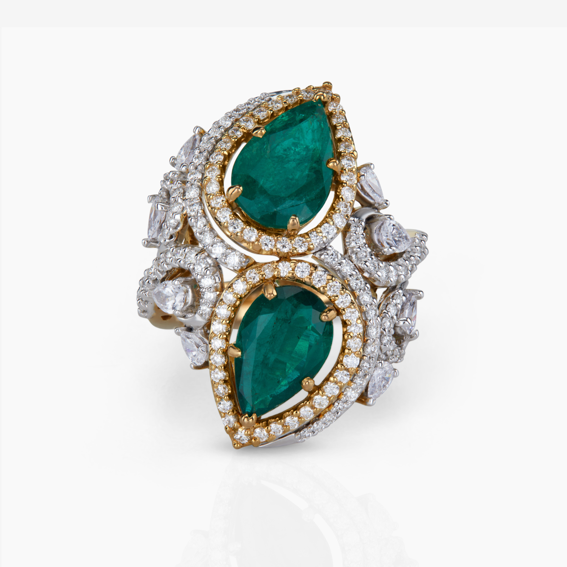 Eternal Emerald Cocktail Ring