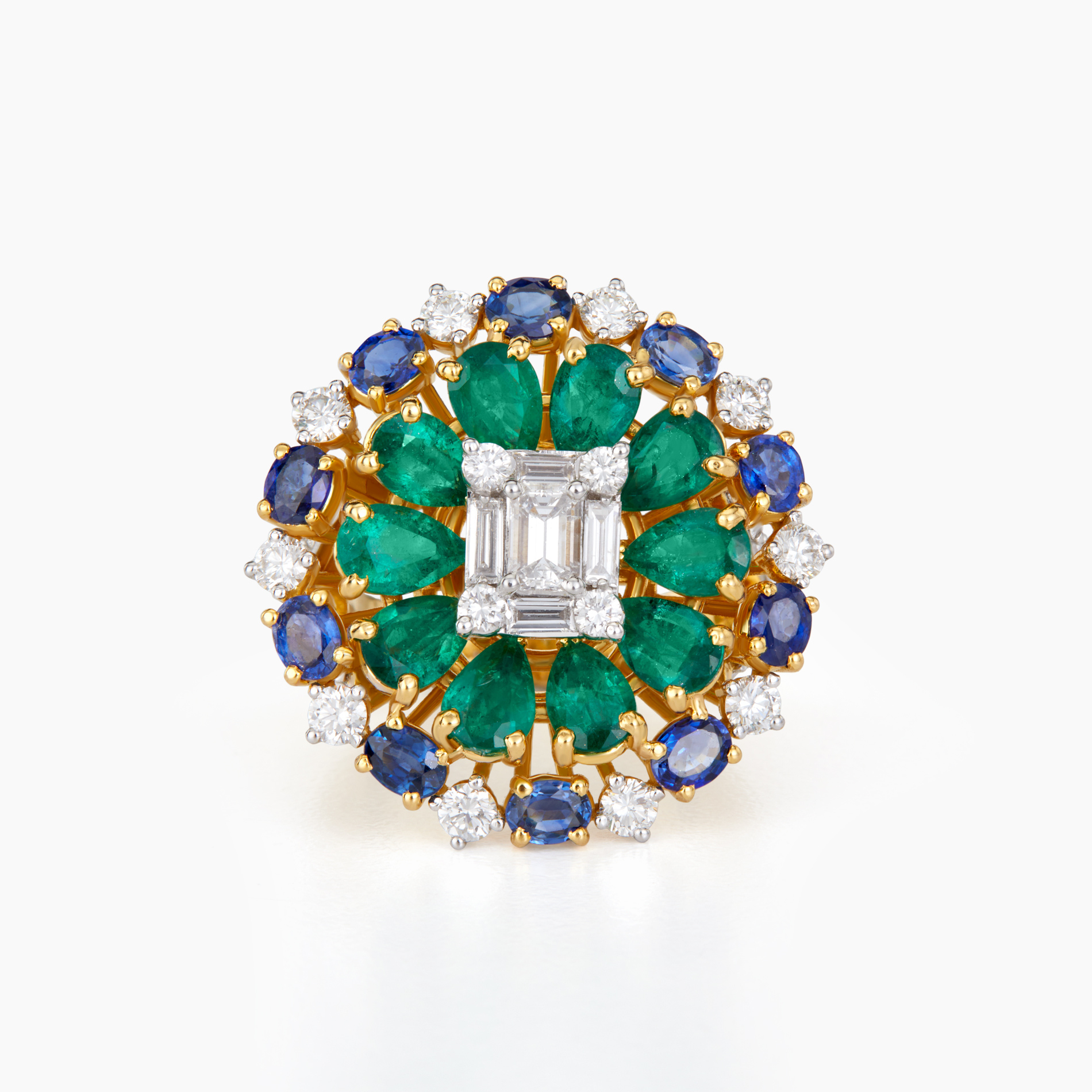 Sapphire Verde Classic Ring