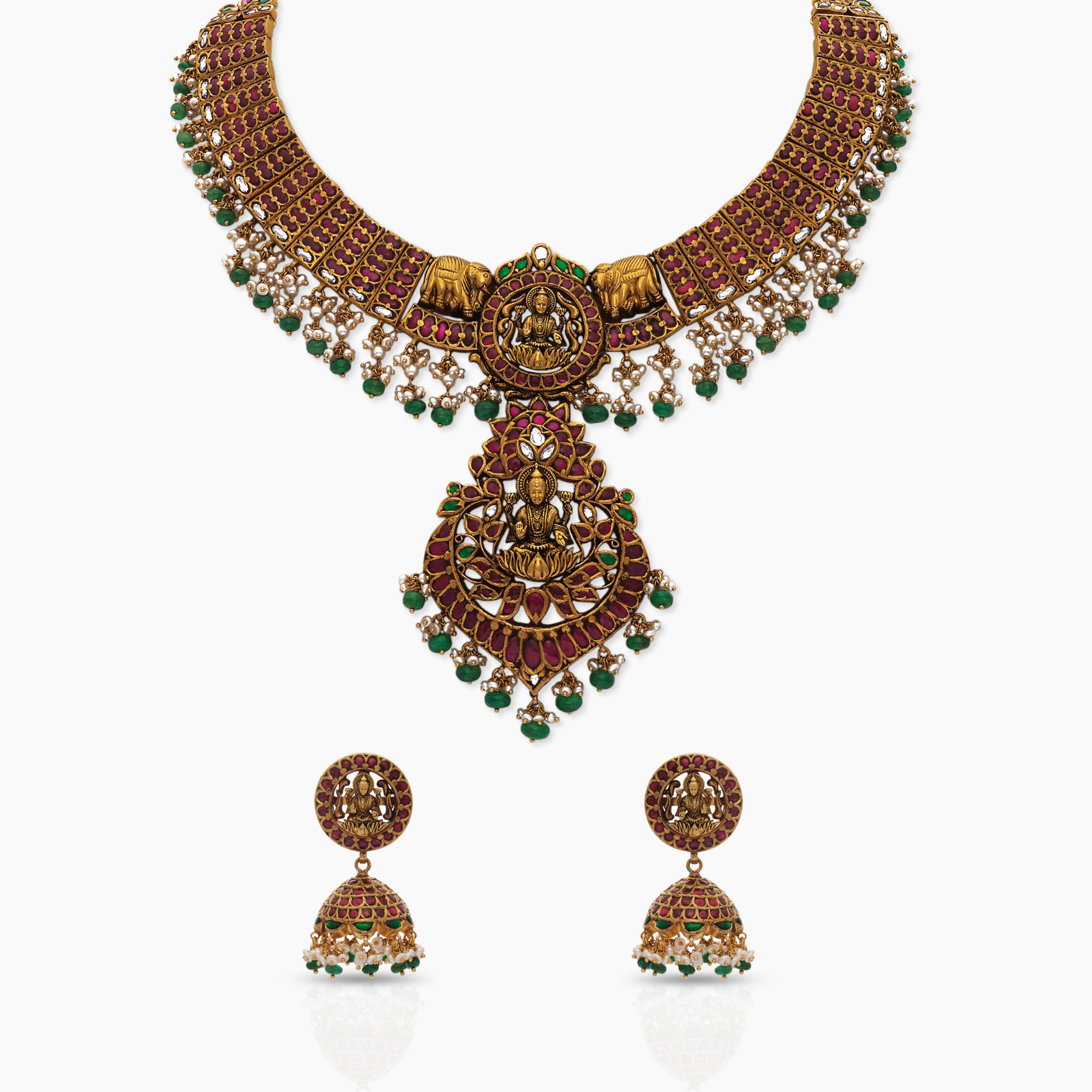 Lakshmi Gajanan Neckset