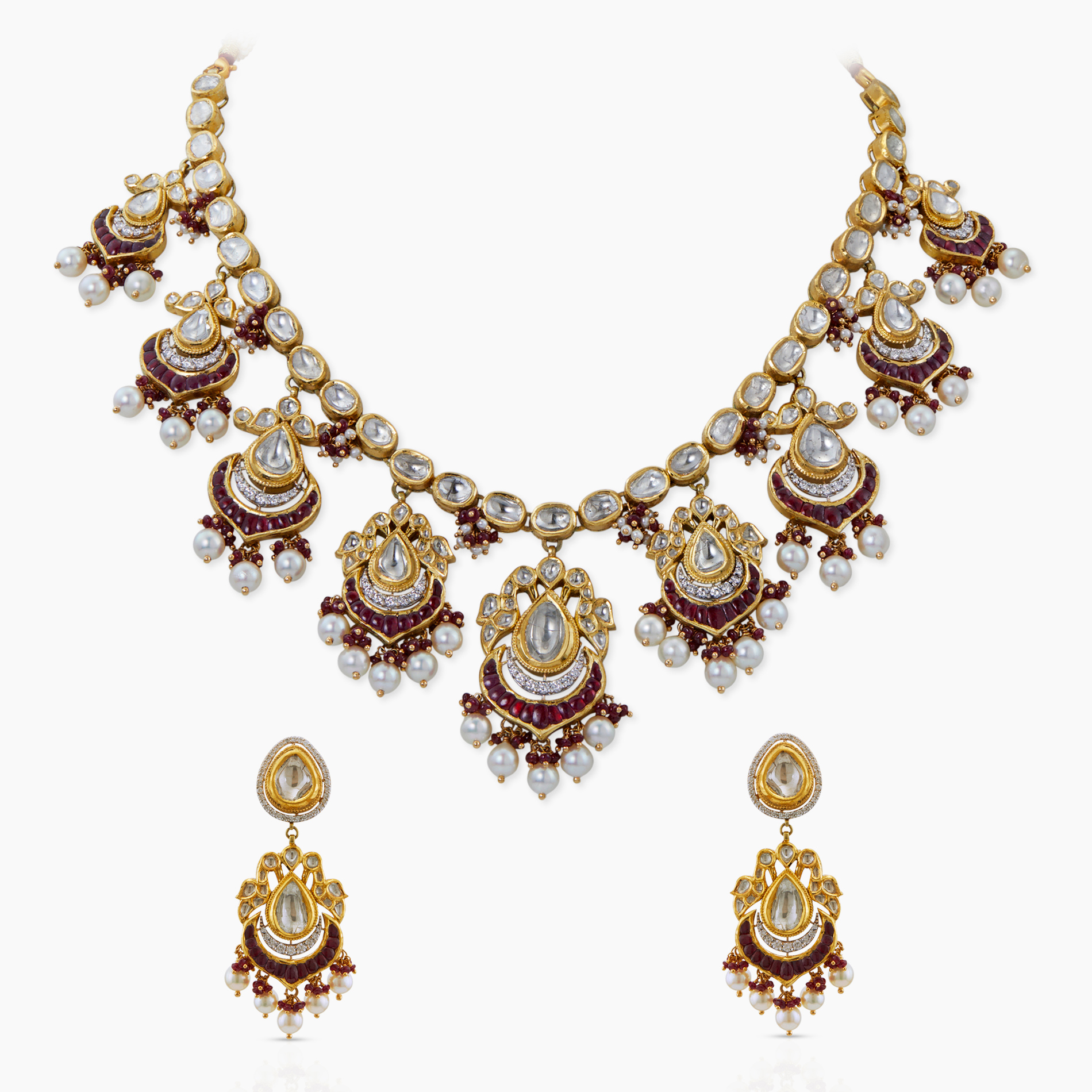 Ruby and Pearl Neckset