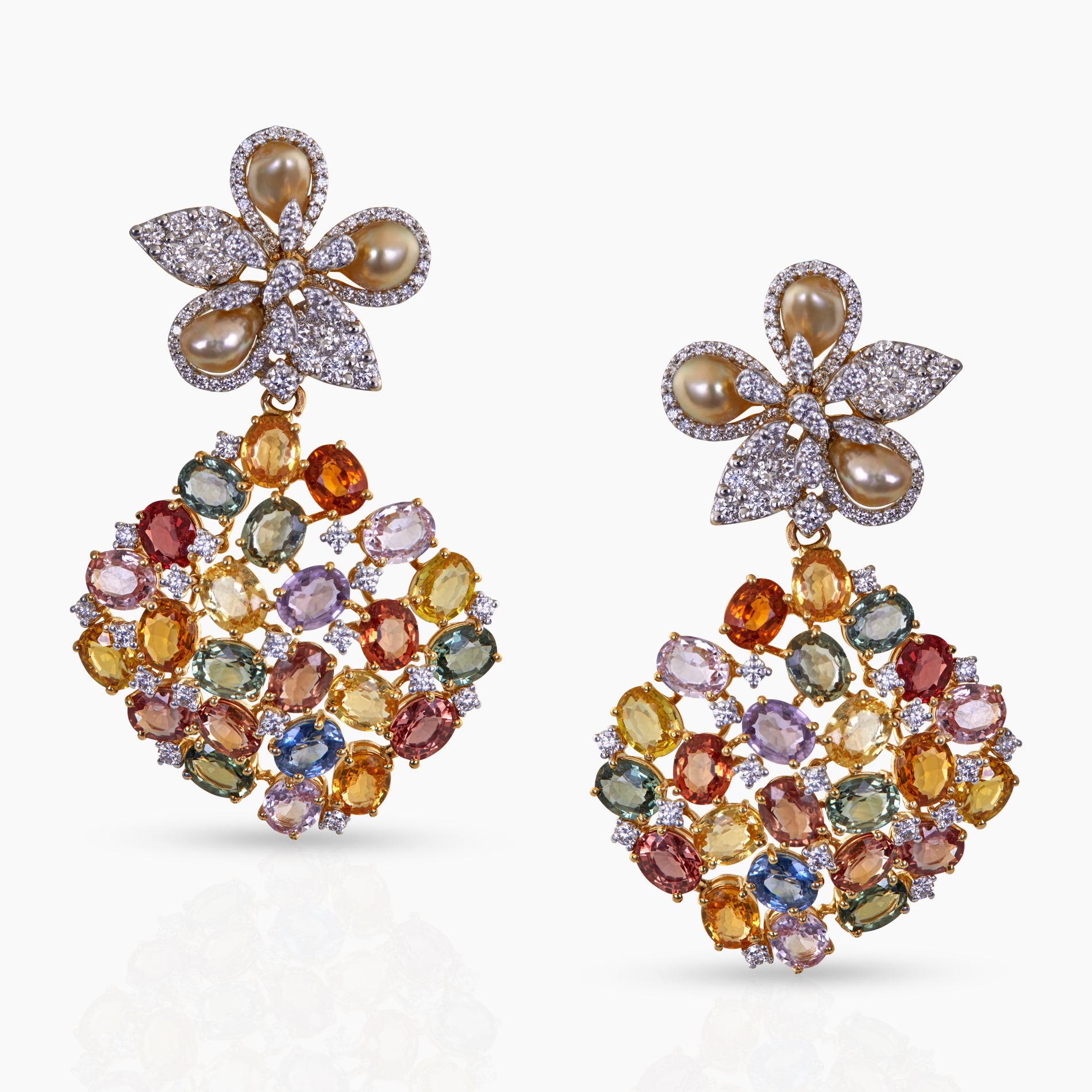 Multi-Hued Pearl Mirage Drops