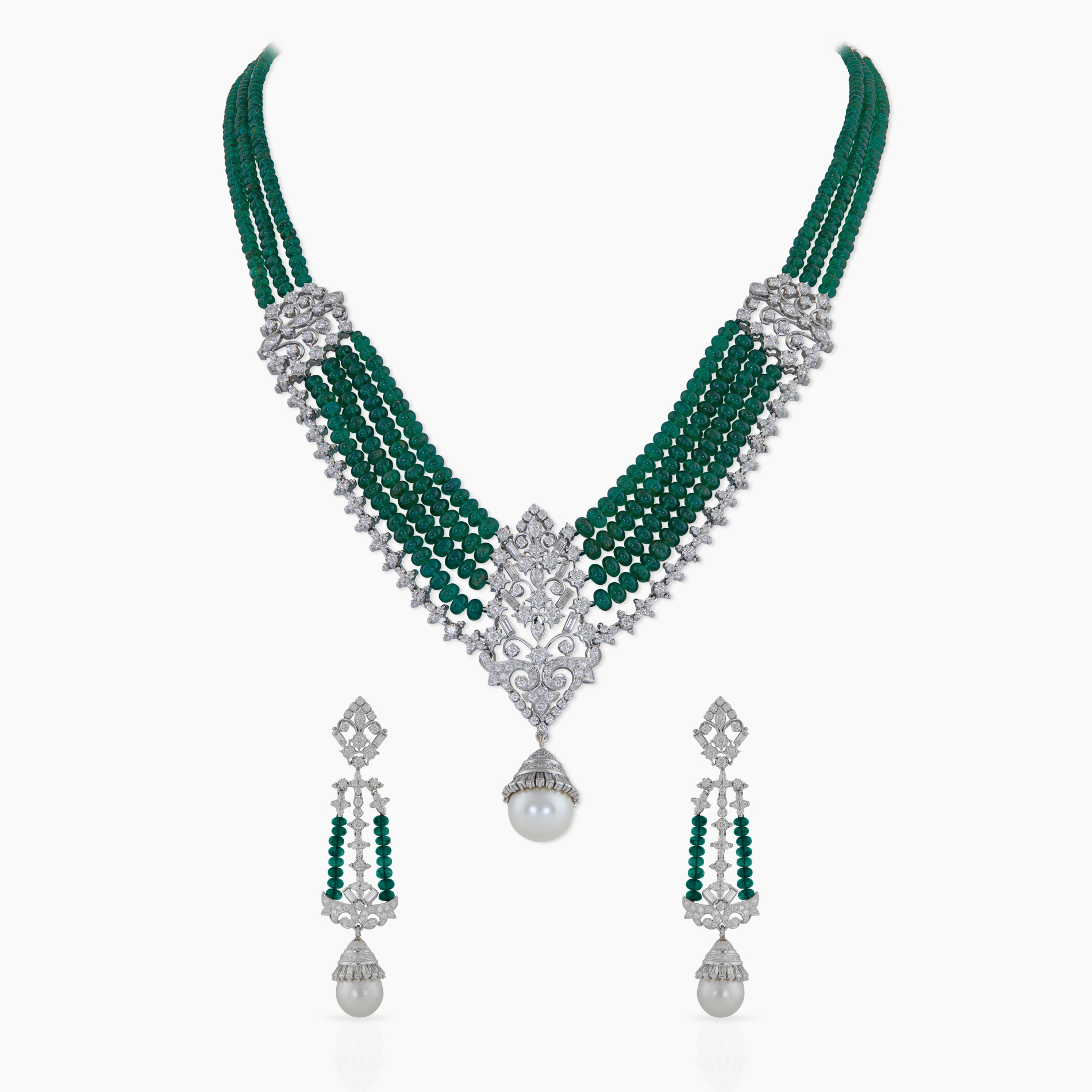 Emerald Opera Neckset