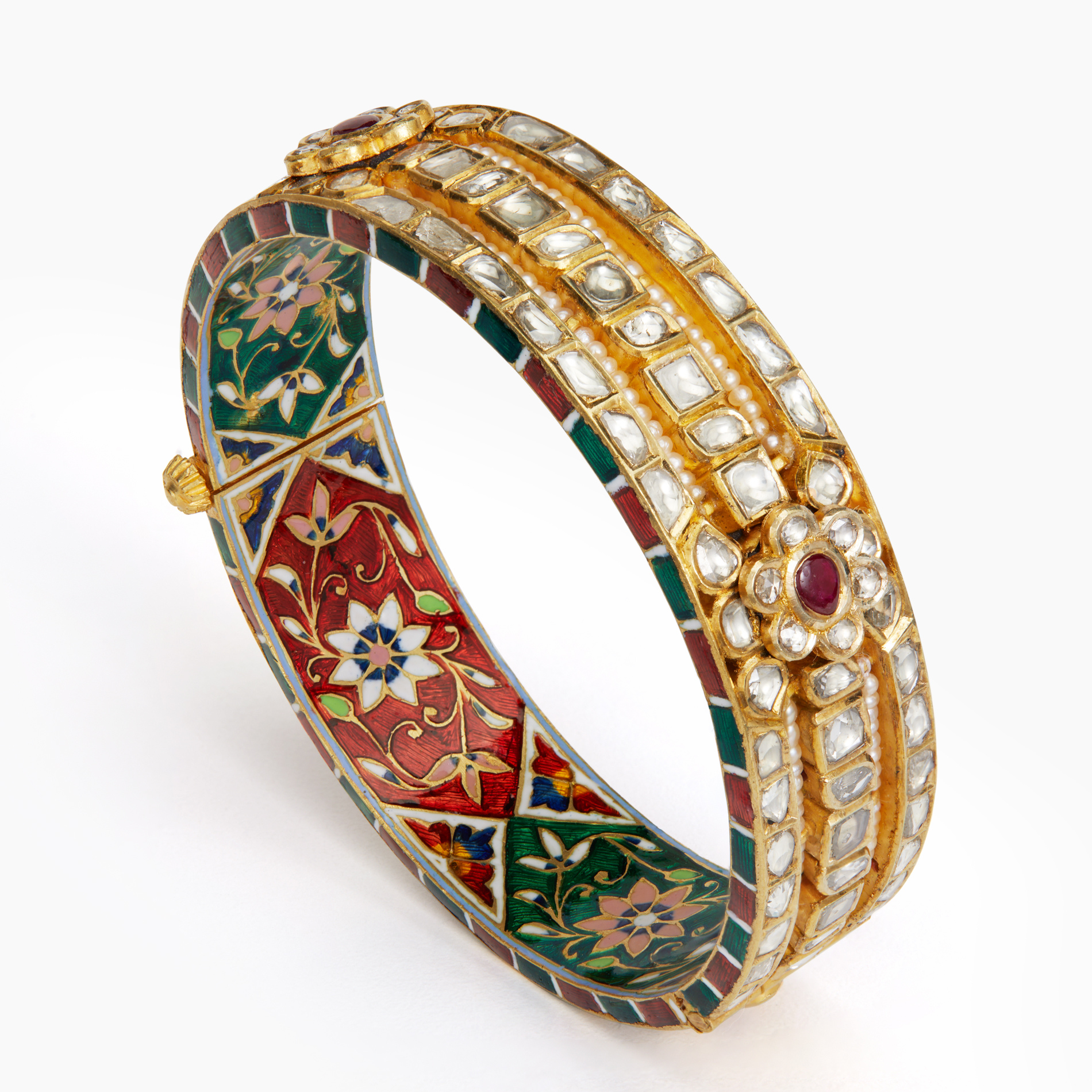Floral Meenakari Bangles