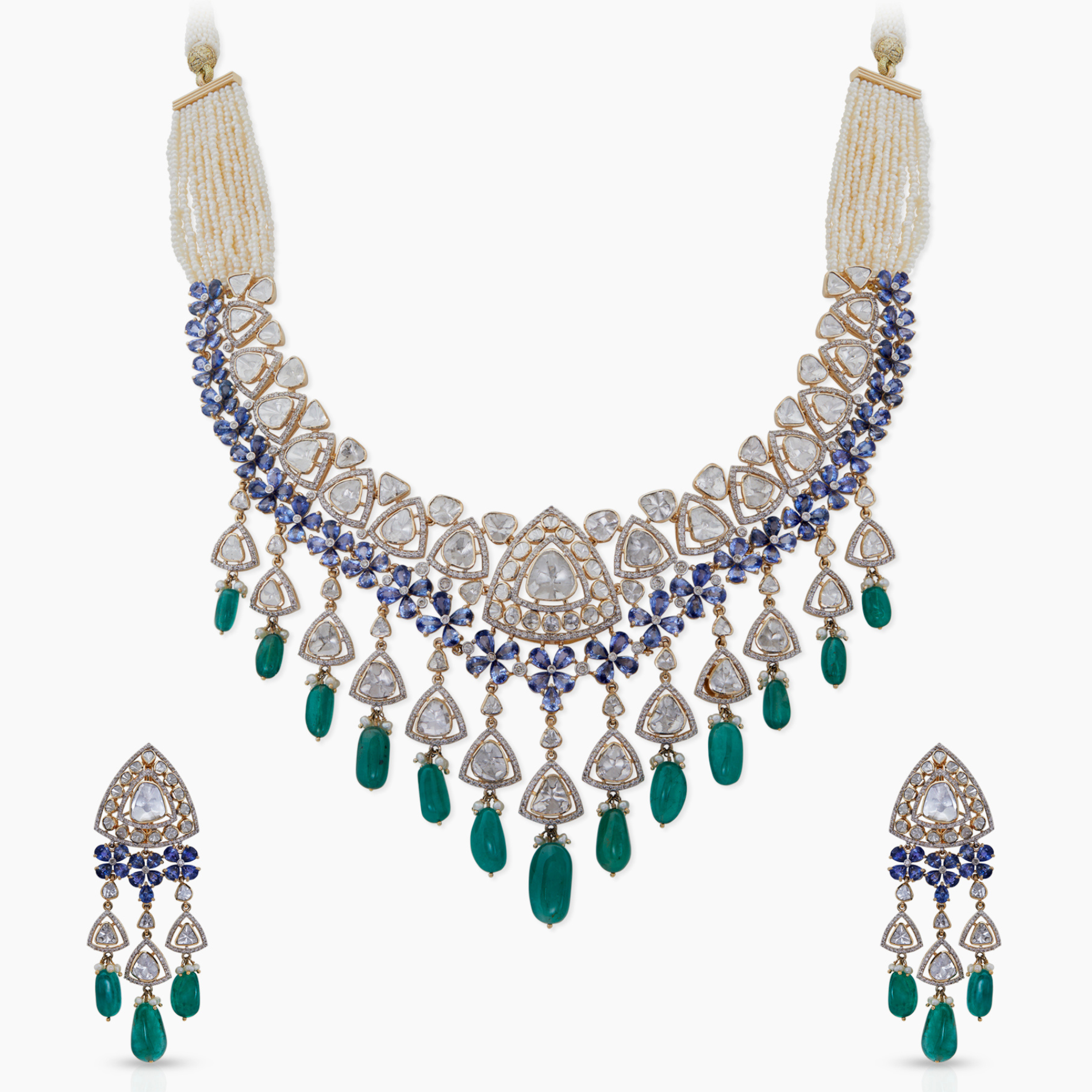 Blue Orchid Triadine Set