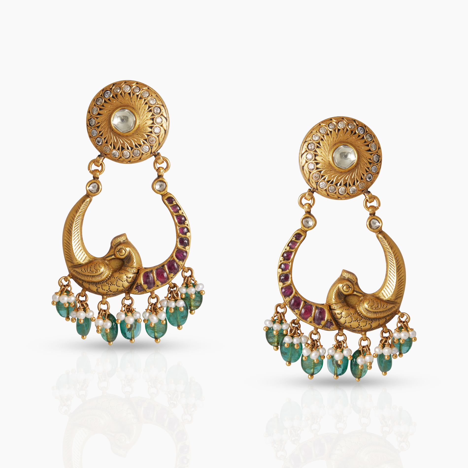 Peacock Dangles