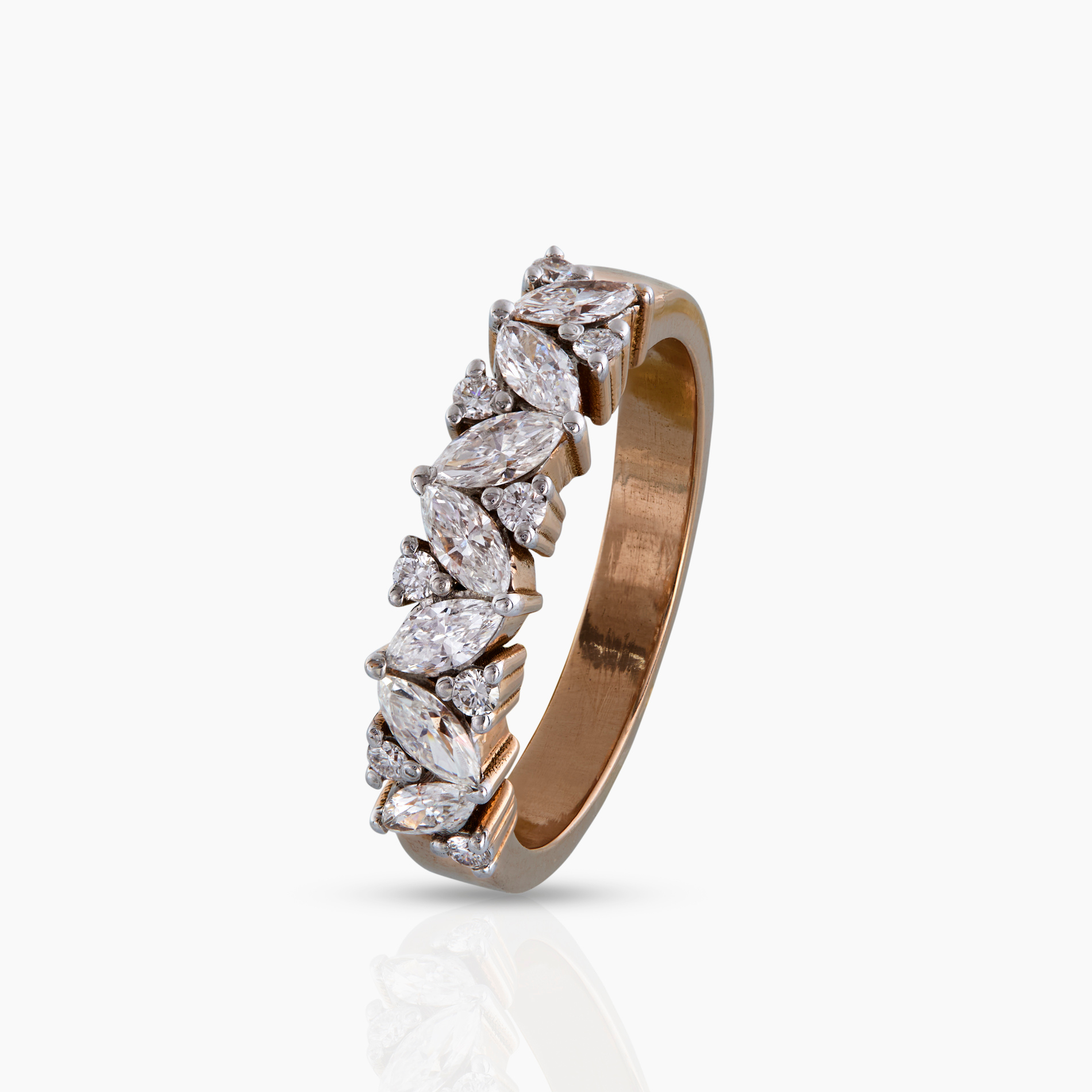 Zig Zag Marquise Band
