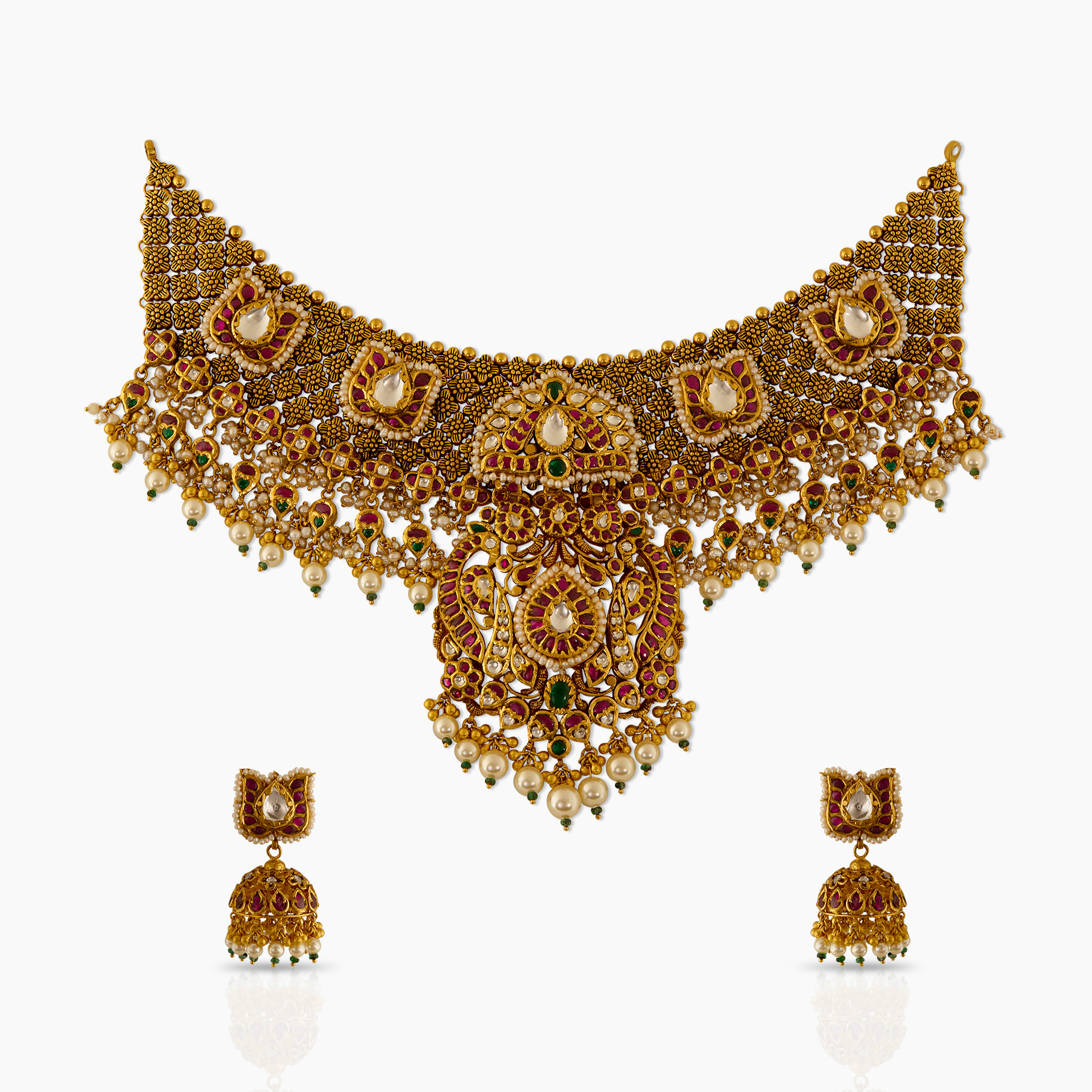 Bridal Kundan Necklace Set