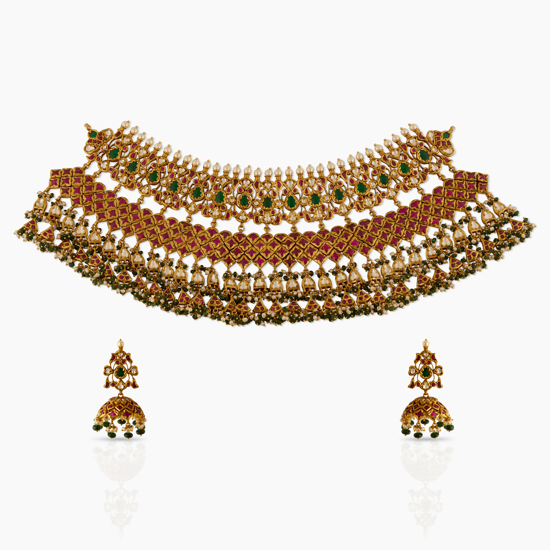 Bridal Chocker with Jhumkas