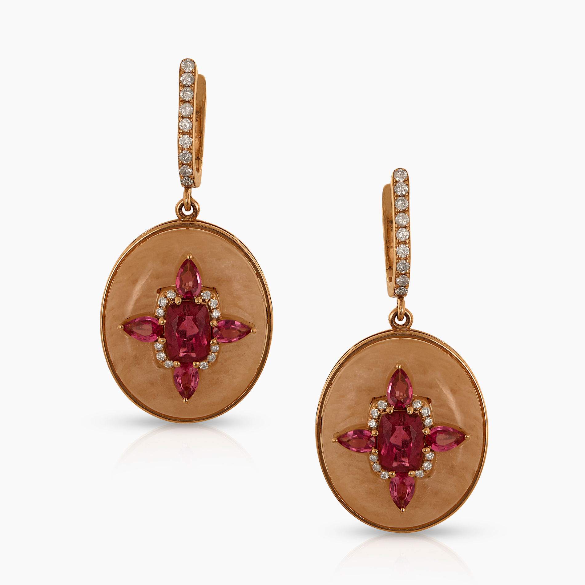 Dangling Tourmaline Earrings