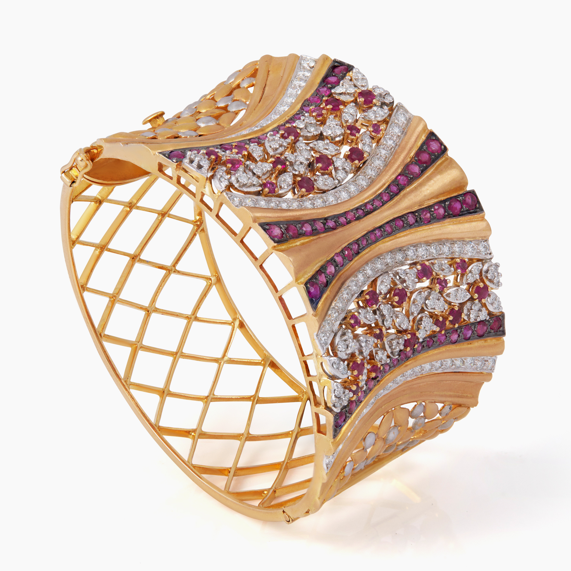 Divine Ruby Corset Bracelet
