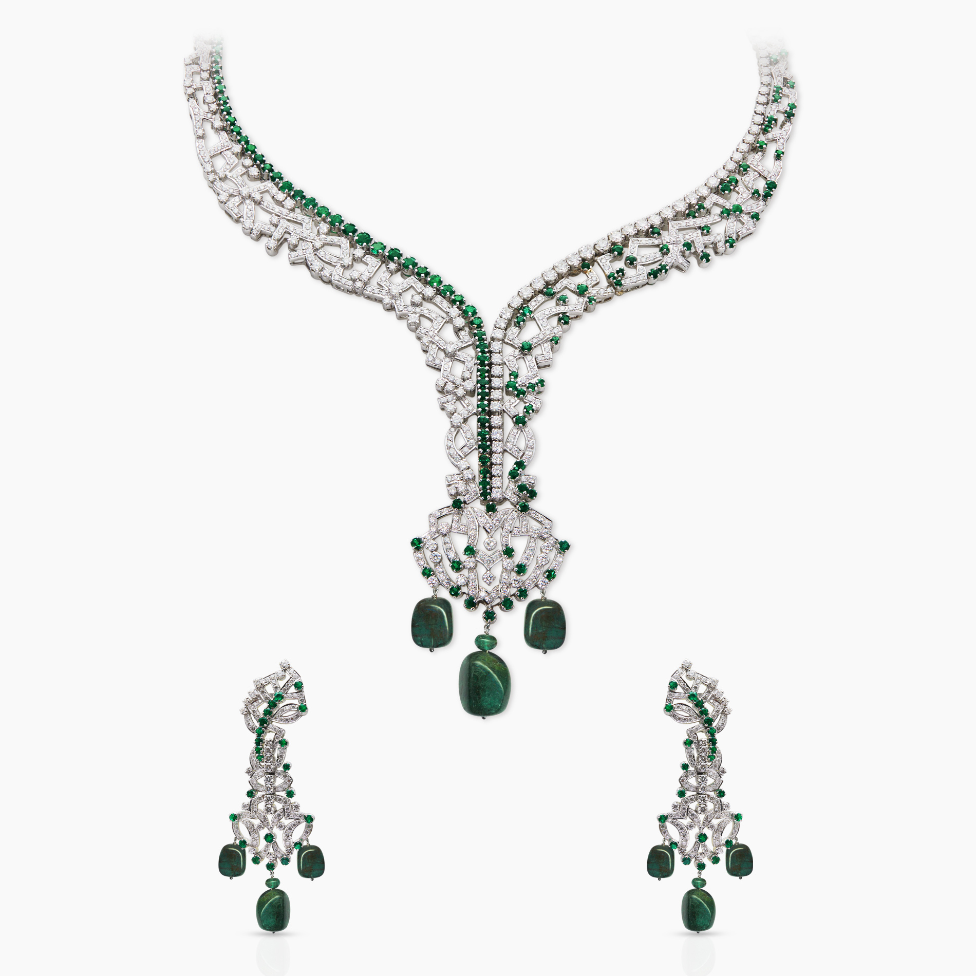 Diamond & Emerald Zip